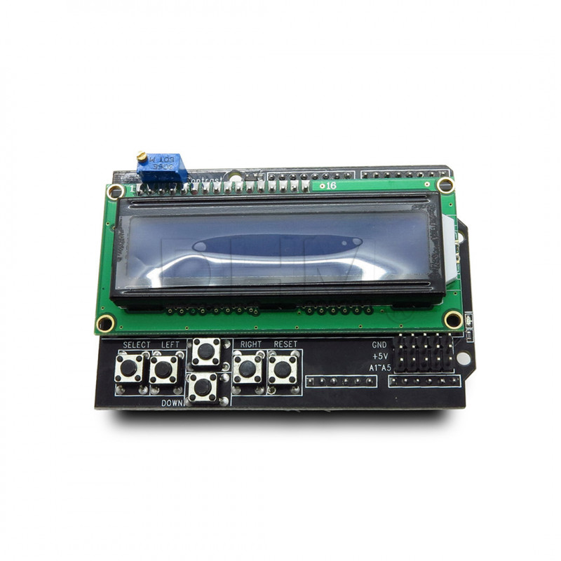 Clavier LCD blindé 1602 16x2 Arduino Écrans 08030106 DHM