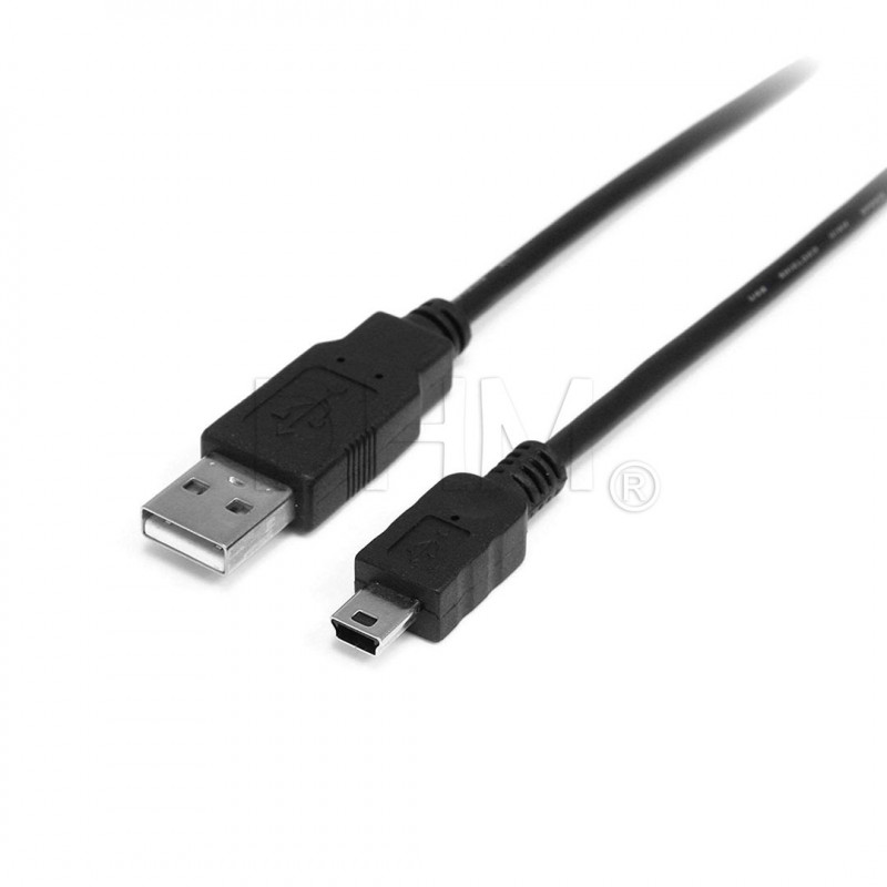 Câble USB 2.0 Type A vers mini USB 50 cm Câbles USB 12070201 DHM