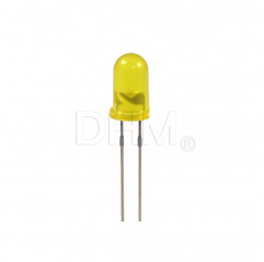 LED 5 mm amarillo - kit 5 piezas Partes para tarjetas 09040203 DHM