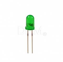 LED 5 mm green - kit 5 pieces Parts for cards 09040206 DHM