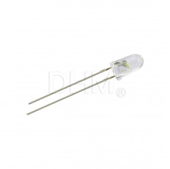 LED 5 mm blanc - kit 5 pièces Pièces pour cartes 09040207 DHM