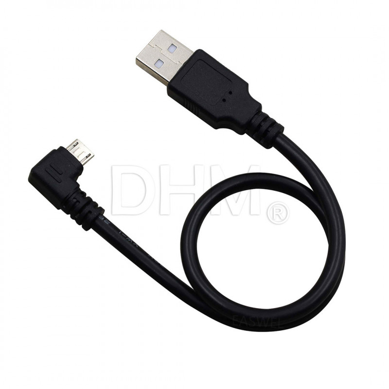 Cavo USB 2.0 a micro USB 90° 50 cm Cavi USB12070302 DHM