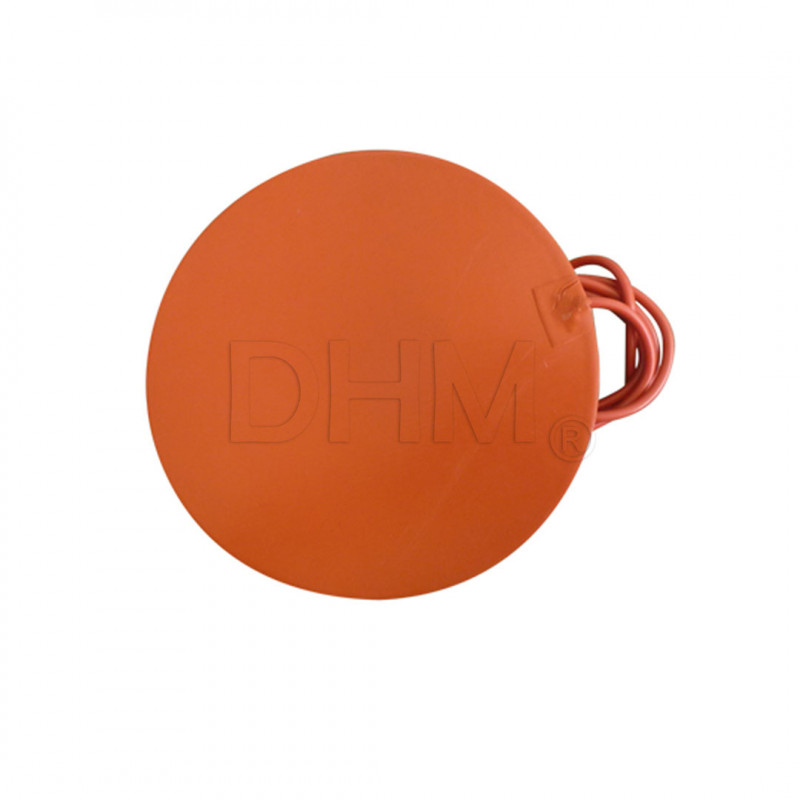 Round HEATED PLATE Ø 26cm PCB heated silicone Ø 260mm 12V 200W 3d printer reprap Silicone tops 11010206 DHM