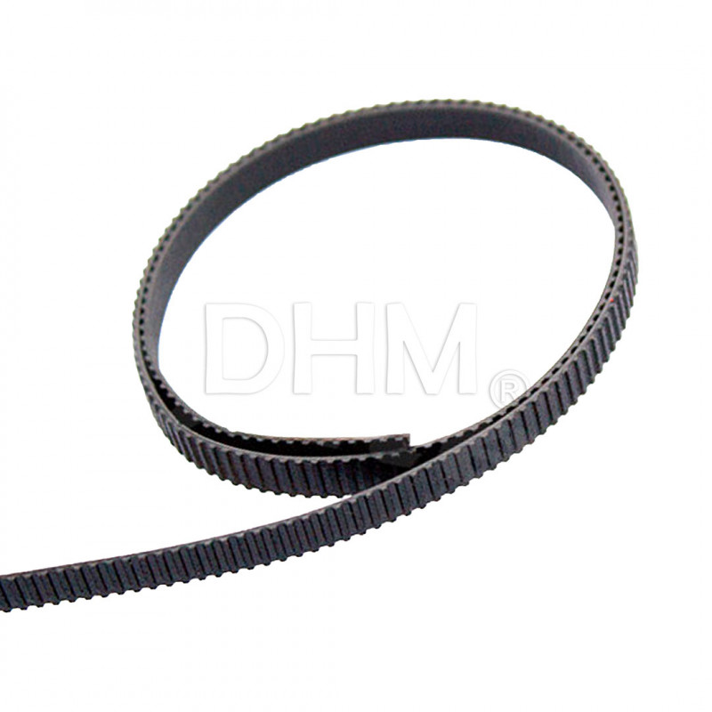 GT2 polyurethane belt black H 6mm Belt GT2 05020104 DHM