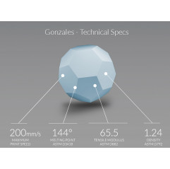 GONZALES PLA Ø 1.75 mm 1kg - TreeD Filaments Wonderfil TreeD Filaments 1923000-b TreeD Filaments