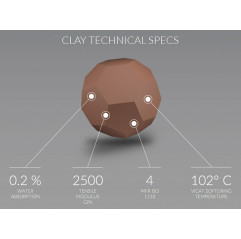CLAY - Ø 1.75 mm - 750g Clay - TreeD Filaments Architectural TreeD Filaments19230018 TreeD Filaments