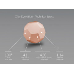 CLAY EVOLUTION - Ø 1,75 mm - 500g Arcilla - TreeD Filaments Architectural TreeD Filaments 19230019 TreeD Filaments