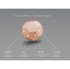 CLAY EVOLUTION - Ø 1.75 mm - 500g Clay - TreeD Filaments Architectural TreeD Filaments 19230019 TreeD Filaments