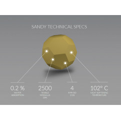 SANDY - Ø 1.75 mm - 750g Sable - TreeD Filaments Architectural TreeD Filaments 19230022 TreeD Filaments