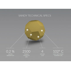 SANDY - Ø 1.75 mm - 750g Sand - TreeD Filaments Architectural TreeD Filaments19230022 TreeD Filaments