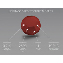 HERITAGE BRICK - Ø 1,75 mm - 750g Ziegelstein - TreeD Filaments Architectural TreeD Filaments 19230024 TreeD Filaments