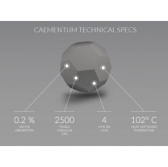 CAEMENTUM - Ø 1.75 mm - 750g Anthracite Grey - TreeD Filaments Architectural TreeD Filaments 19230025 TreeD Filaments