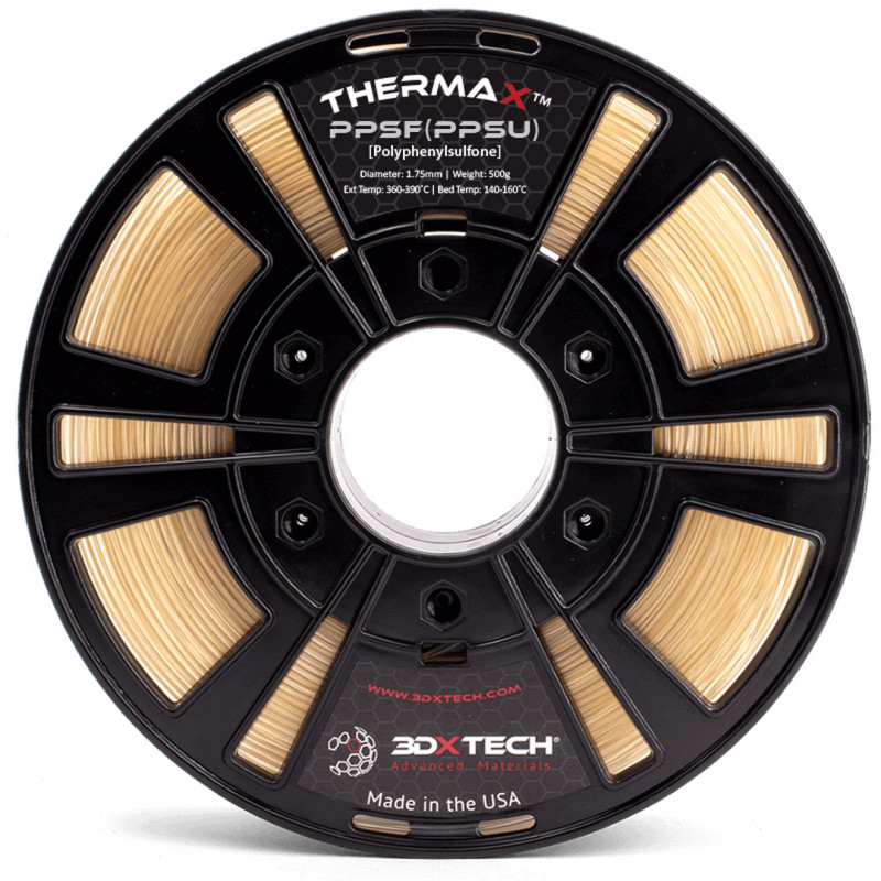 THERMAX PPSU - Natural / 1.75mm - 3DXTech PPSF & PSU - Polyphenylsulfone 1921002-c 3DXTech