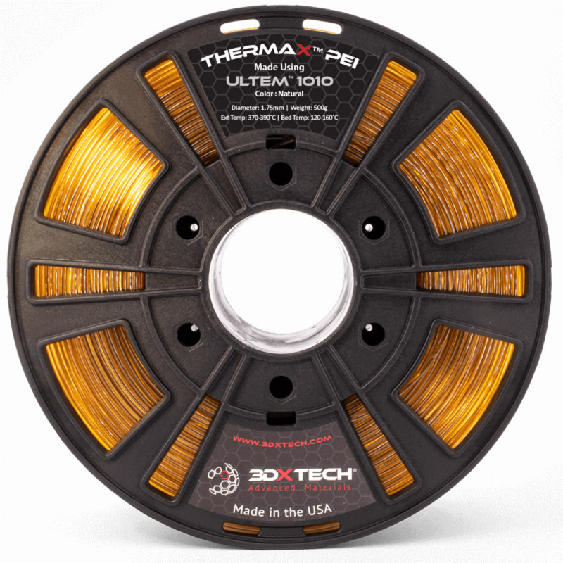 THERMAX PEI HECHO CON ULTEM 1010 - Natural / 1,75mm - 3DXTech PEI - Polieterimida 1921002-d 3DXTech