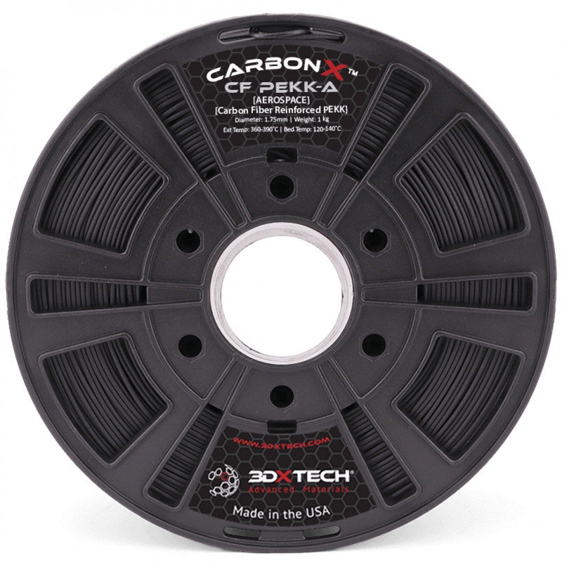 CARBONX CF PEKK-A [AEROSPACE] - Schwarz / 1,75mm - 3DXTech 500g Carbon 3DXTech 19210035 3DXTech