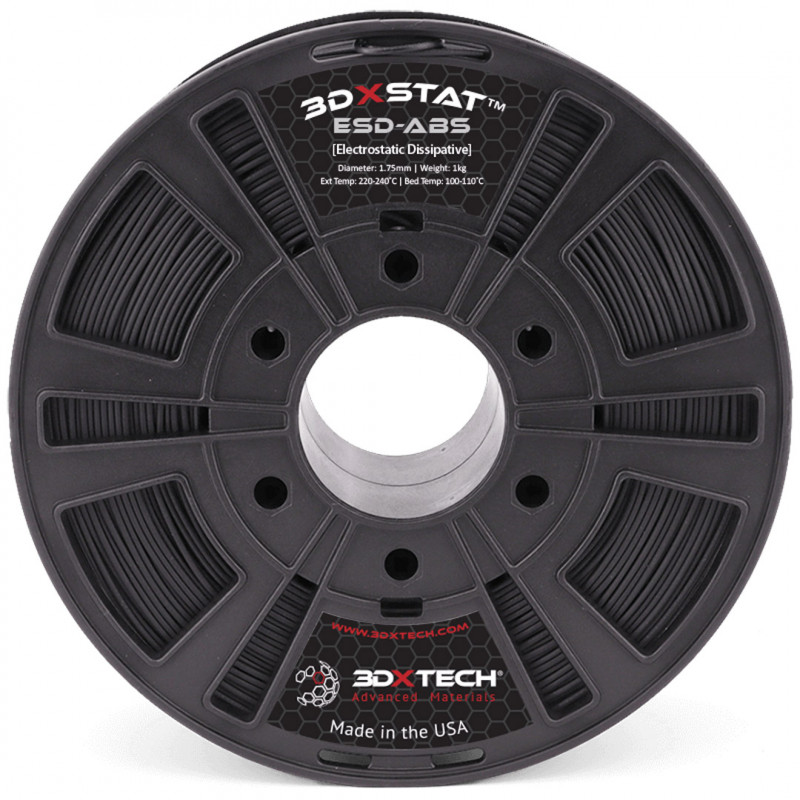 3DXSTAT ESD ABS - Noir / 1,75mm / 1kg - 3DXTech ESD-Safe 19210048 3DXTech