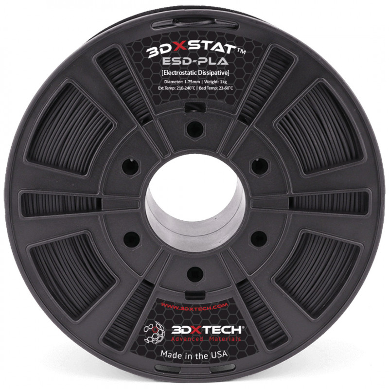 3DXSTAT ESD PLA - Black / 1.75mm / 1kg - 3DXTech ESD-Safe19210049 3DXTech