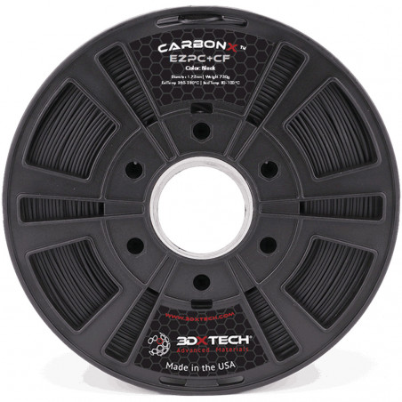 CARBONX EZPC+CF - Negro / 1,75mm / 750g - 3DXTech Carbon 3DXTech 19210059 3DXTech