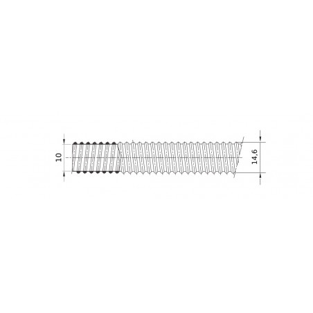 GAINE SPIRALÉE DIFLEX Ø 10 NOIR 38110