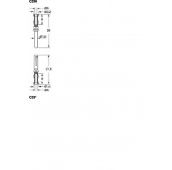 CONTACT FEM FEM FEM EN ARGENT 10A - 0.5 Contacts de connecteur d'alimentation à usage intensif 19460011 Ilme