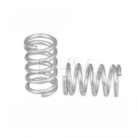 Muelle de acero 15x9 mm - Kit 2 piezas Suave 11060207 DHM