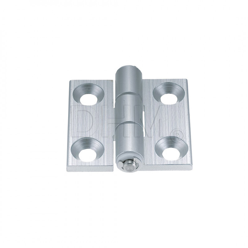 Cerniera alluminio anodizzato con guarnizioni in nylon serie 6 Serie 6 (cava 8)14090106 DHM