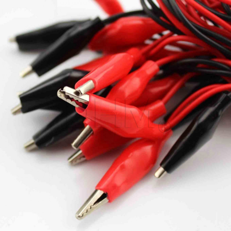 Alligator clips 2 colors (red-black) Test Leads 12130107 DHM