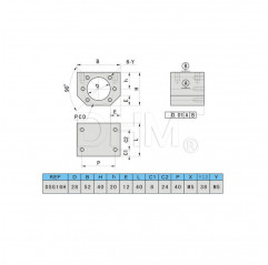 Ball Screw Housing DSG16H Ball screws 05070706 DHM