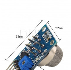 MQ135 Luftqualitätssensor - Modul zur Erkennung gefährlicher Gase Arduino-Module 08040303 DHM