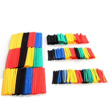 328 pcs Assorted Polyolefin Heat Shrink Tubing Kit
