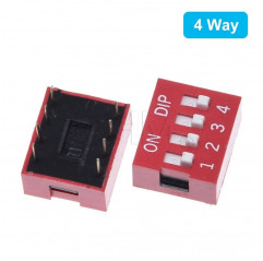 DIP Switch 4 levers Microswitches and DIP switches 12130114 DHM