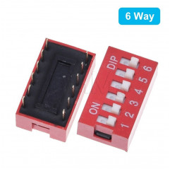 DIP Switch 6 levers Microswitches and DIP switches 12130115 DHM