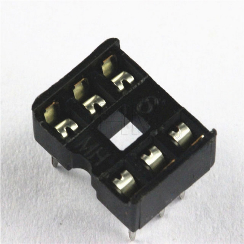 Twin-Pin 6 PIN Socket for DIL ICs Clogs 12130119 DHM