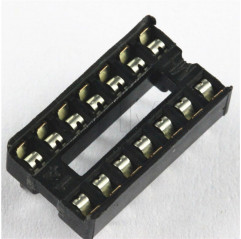 Zoccolo bilamellare 14 PIN per circuiti integrati DIL Zoccoli12130121 DHM