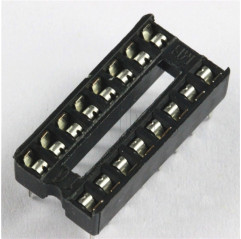 Bipolar 16 PIN socket for DIL ICs Clogs 12130122 DHM