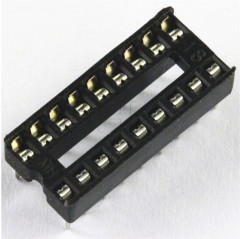 Twin 18 PIN socket for DIL ICs Clogs 12130123 DHM