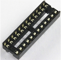 Socle double 24 broches pour les circuits intégrés DIL Sabots 12130125 DHM