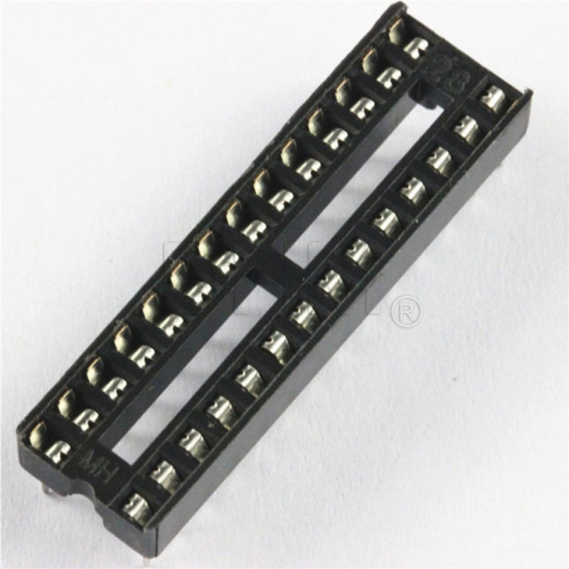 Bi-laminated 28 PIN socket for DIL ICs Clogs 12130127 DHM