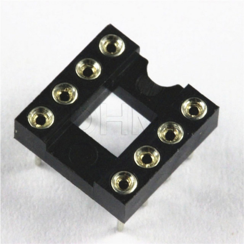 Zócalo de 8 PIN girado para circuitos integrados DIL Zuecos 12130129 DHM