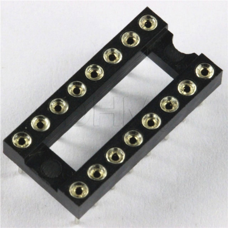 16 PIN Turned Socket for DIL ICs Clogs 12130132 DHM