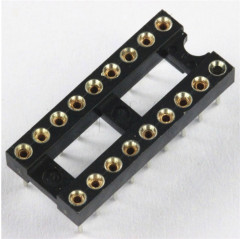 Socle 20 PIN tourné pour circuits intégrés DIL Sabots 12130134 DHM