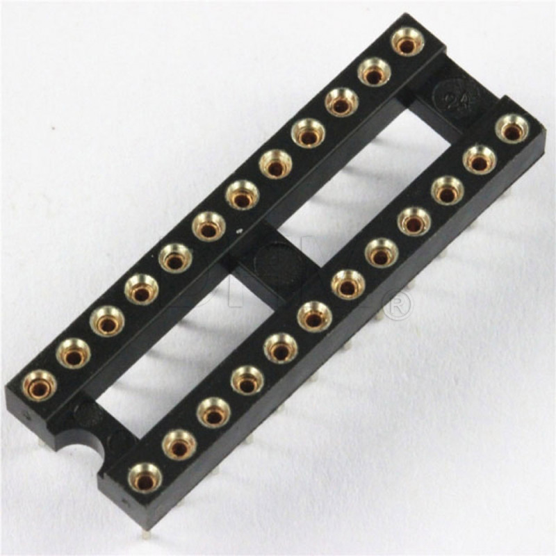 Gedrehter 28 PIN Sockel für DIL ICs Clogs 12130136 DHM