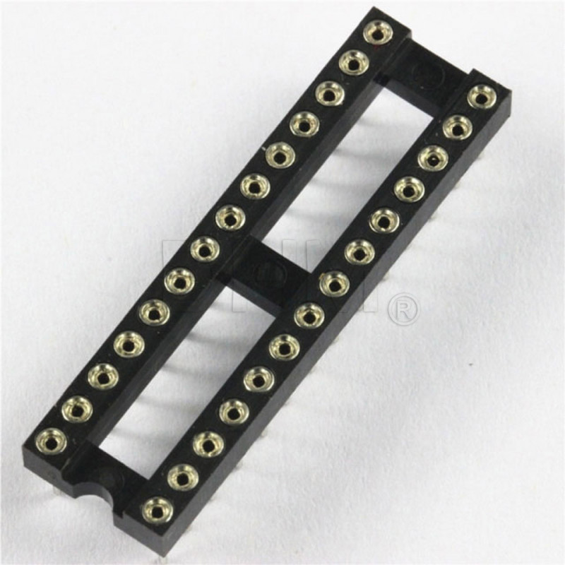 Zócalo girado de 40 PIN para circuitos integrados DIL Zuecos 12130137 DHM