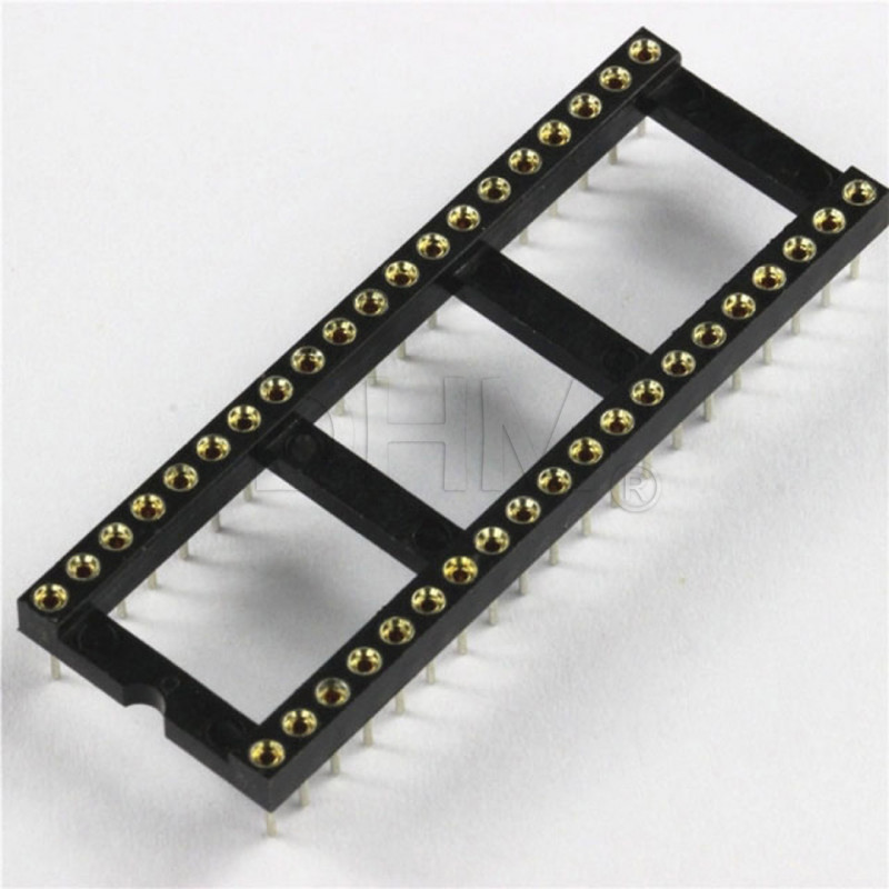 Zócalo de doble chip de 64 PIN para CI DIL Zuecos 12130138 DHM