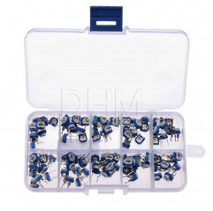 100 pcs Assorted Carbon Film Potentiometer Kit RM065 Potentiometers and trimmers 09070114 DHM