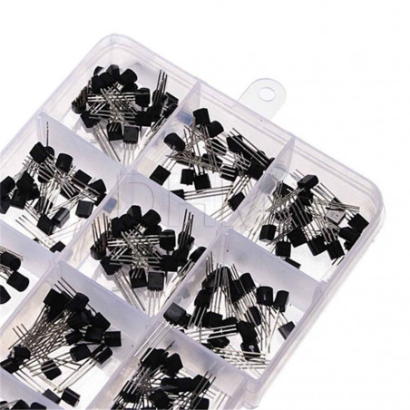 300 piezas Kit de transistores surtidos TO-92 15