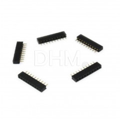 Conector de línea de banda hembra con paso de 10 pines de 2 mm Conectores de PCB 12130139 DHM