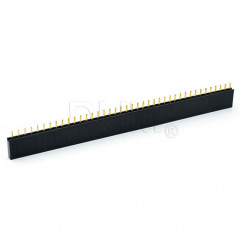 Connettore strip line femmina 40 pin passo 2,54 mm fila singola Connettori PCB12130141 DHM