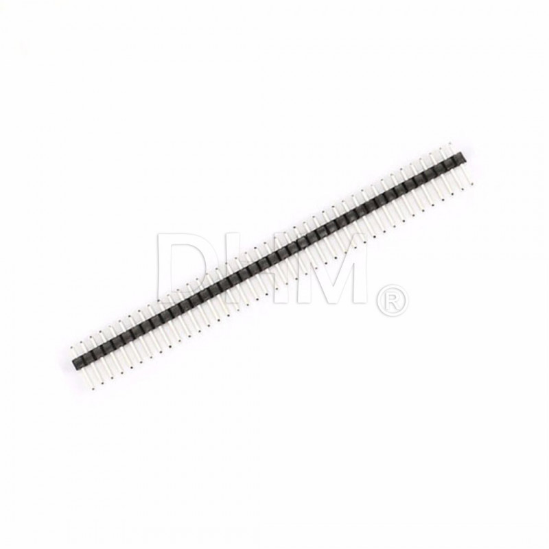 Connettore strip line maschio 40 pin passo 2,54 mm fila singola Connettori PCB12130142 DHM