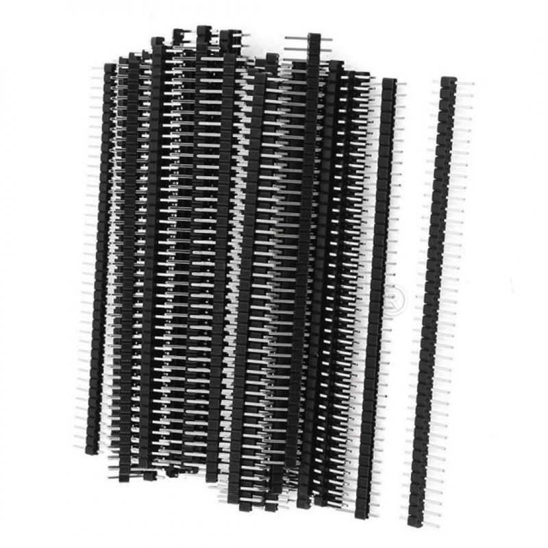 Connecteur mâle de ligne à bande, pas de 40 broches, 2,54 mm Connecteurs PCB 12130146 DHM